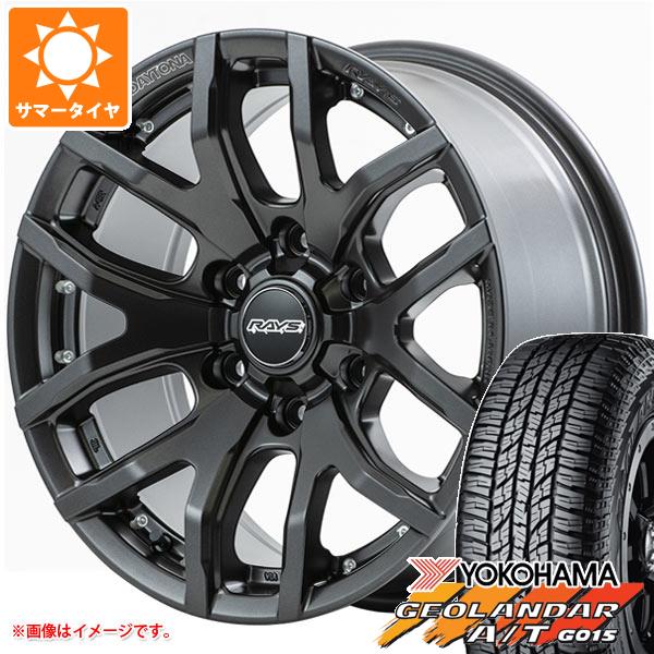 FJクルーザー 10系用 サマータイヤ ヨコハマ ジオランダー A/T G015 P285/70R17 117T アウトラインホワイトレター レイズ デイトナ F6 ゲイン 8.0 17 :f6gain 39676 t801005yt:タイヤマックス