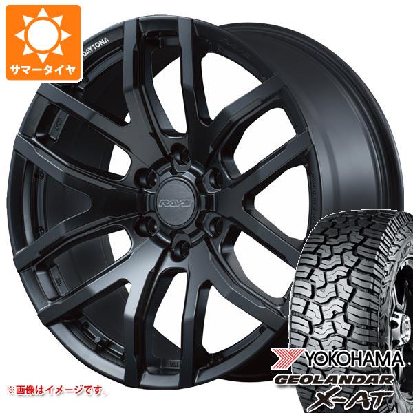 FJクルーザー 10系用 サマータイヤ ヨコハマ ジオランダー X AT G016 LT285/70R17 121/118Q ブラックレター レイズ デイトナ F6 ゲイン 8.0 17 :f6gao6 41326 t801005yt:タイヤマックス