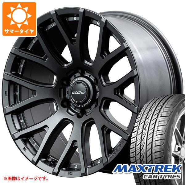 サマータイヤ 275/55R20 117V XL マックストレック フォルティス T5 レイズ デイトナ F8 ゲイン 9.0 20 :f8gain 30819:タイヤマックス