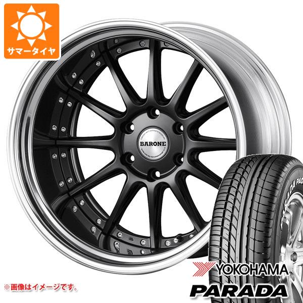 PARADA PA03 - 御機嫌はやりっ児 200系用 朱夏タイア ヨコハマ パラダ PA03 225/50R18C 107/105H 黒いこと雁の使い ファブレス ヴァローネ LV-12 7.0-18 車、バイク、自転車-タイヤ、ホイール-自動車