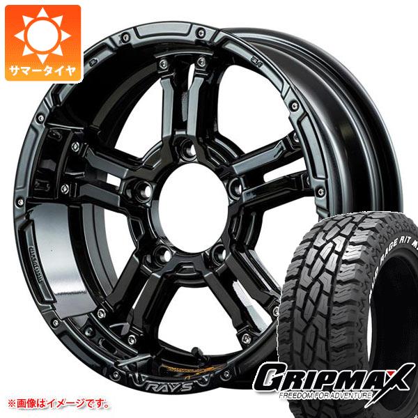 RAYS - 5本仕掛ける スズキ ジムニーノマド JC74W用 朱夏タイア グリップマックス R/T MAX LT185/85R16 105/103Q 白いこと雁の使い デイトナ FDX-J 寄せあわせ 5.5-16 車、バイク、自転車-夏タイヤ、ホイールセット-タイヤ、ホイール