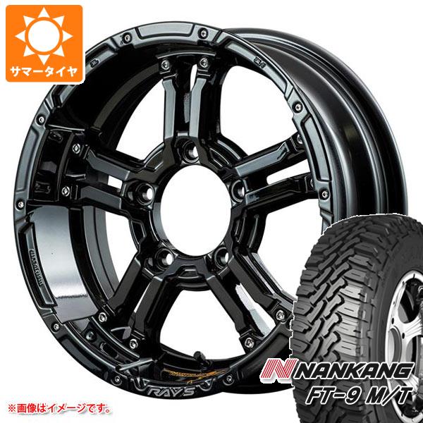 5本セット ジムニー用 サマータイヤ ナンカン FT-9 M/T 175/80R16 91S ホワイトレター レイズ デイトナ FDX-J コレクション 5.5-16