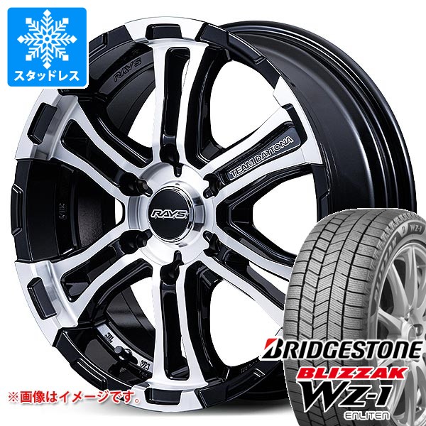 ニッサン NV350キャラバン E26用 スタッドレス ブリヂストン ブリザック WZ-1 215/70R16 100Q レイズ FDX-SG