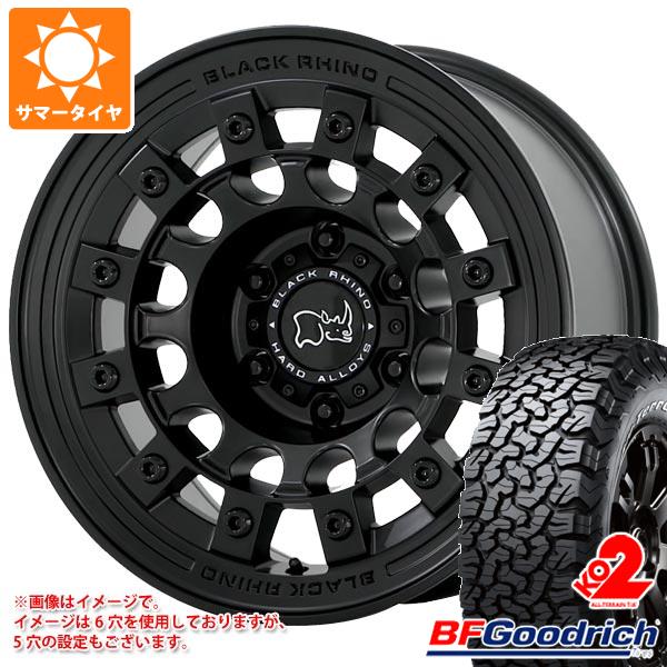 5本セット FJクルーザー 10系用 サマータイヤ BFグッドリッチ オールテレーンT/A KO2 LT265/70R17 121/118S ホワイトレター ブラックライノ フジ 8.0 17 :fujimb6 19590 t801004yt 5:タイヤマックス