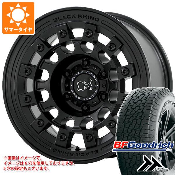 ハイラックスサーフ215系用 サマータイヤ BFグッドリッチ トレールテレーンT/A 265/65R17 112T アウトラインホワイトレター ブラックライノ フジ 8.0-17