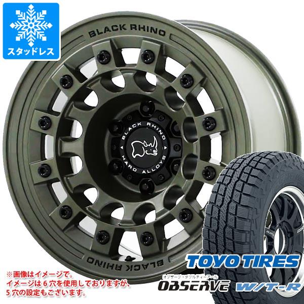 ジープ ラングラー JK/JL系用 スタッドレス トーヨー オブザーブ WTR LT265/70R17 112/109Q ブラックライノ フジ