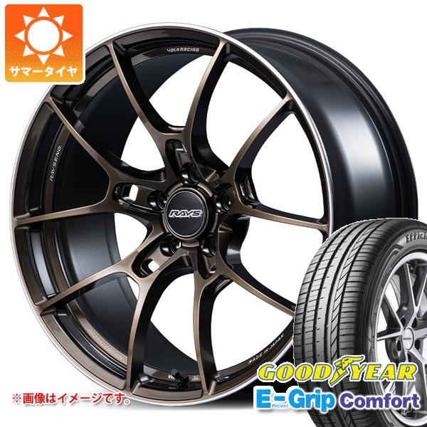 サマータイヤ 245/45R19 102W XL グッドイヤー エフィシエントグリップコンフォート レイズ ボルクレーシング G025 SZエディション 8.5-19