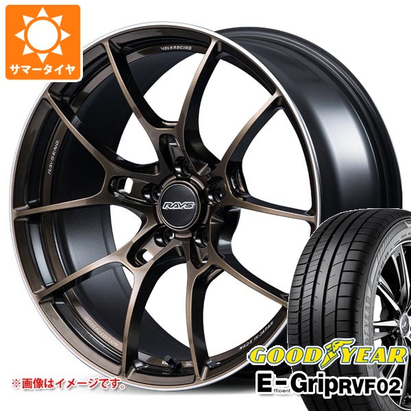 サマータイヤ 225/45R19 96W XL グッドイヤー エフィシエントグリップ RVF02 レイズ ボルクレーシング G025 SZエディション 8.0-19