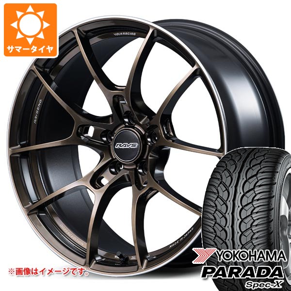 RAYS - 朱夏タイア 255/40R20 101V REINF ヨコハマ パラダ 仕樣-X PA02 レイズ ボルクレーシング G025 SZ～版 8.5-20 車、バイク、自転車-夏タイヤ、ホイールセット