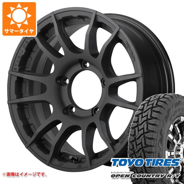 5本セット ジムニーシエラ JB74W用 サマータイヤ トーヨー オープンカントリー R/T 185/85R16 105/103N LT ホワイトレター レイズ グラムライツ 57XR X 6.0 16 :g57rxbks 34452 s86769zk 5:タイヤマックス