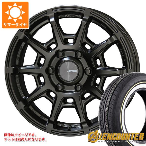 ハイエース 200系用 サマータイヤ オーレンカウンター クラシックオーバル 215/65R16C 109/107T ホワイト/イエローリボン ガレルナ レフィーノ 6.5-16