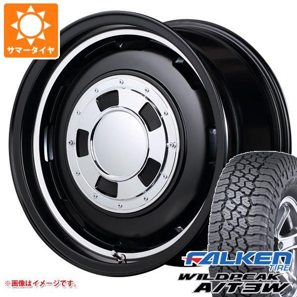 5本セット スズキ ジムニー JB64W用 サマータイヤ ファルケン ワイルドピーク A/T3W LT225/75R16 115/112Q ガルシア シスコ 5.5-16