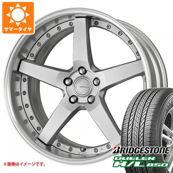 WORK - 朱夏タイア 225/55R19 99V ブリヂストン デューラー H/L850 細工物 グノーシス CVF 7.5-19 自動車-タイヤ、ホイール-夏タイヤ、ホイールセット