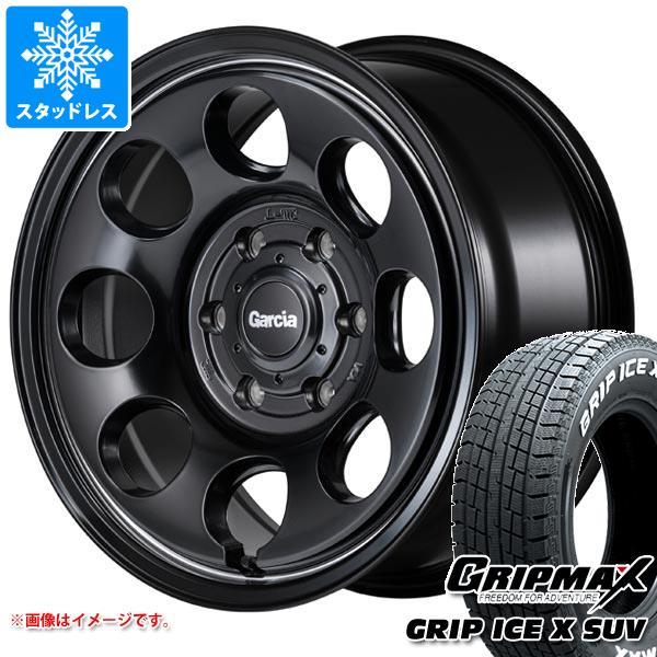 トライトン LC2T用 スタッドレス グリップマックス グリップアイスエックス SUV 265/65R17 112T ホワイトレター ガルシア パーム8