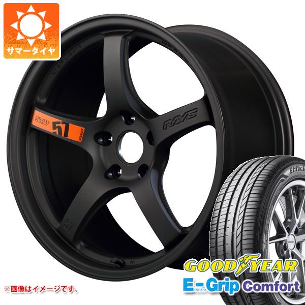 サマータイヤ 245/35R19 93W XL グッドイヤー エフィシエントグリップコンフォート レイズ グラムライツ 57CR スペックD 8.5-19