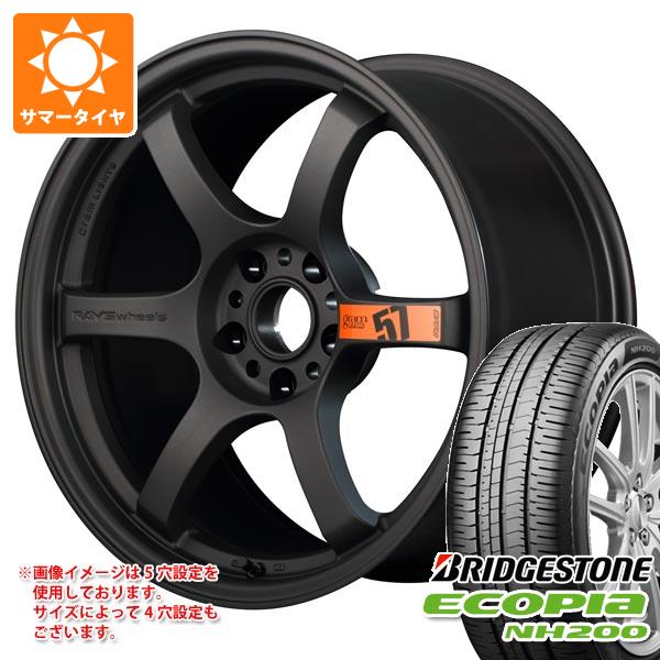 サマータイヤ 225/45R18 95W XL ブリヂストン エコピア NH200 レイズ グラムライツ 57DR スペックD 8.5-18