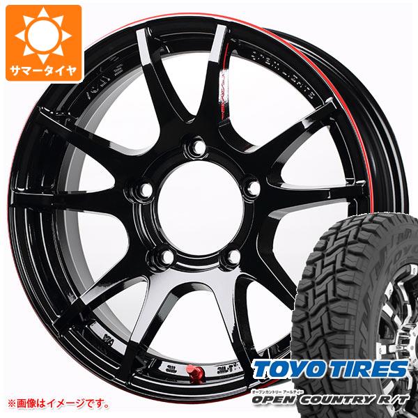 5本セット ジムニー用 サマータイヤ トーヨー オープンカントリー R/T 185/85R16 105/103N LT ホワイトレター レイズ グラムライツ 57JV REV 5.5 16 :gr57jvrv 34452 s86999zk 5:タイヤマックス