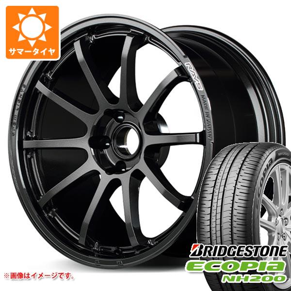サマータイヤ 225/45R18 95W XL ブリヂストン エコピア NH200 レイズ グラムライツ 57NR 8.5-18