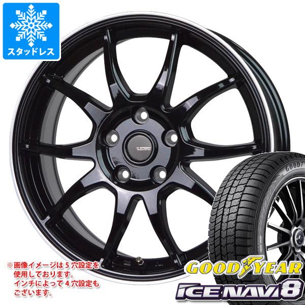 スタッドレスタイヤ グッドイヤー アイスナビ8 165/55R15 75Q ジースピード P 06 4.5 15 :gsp06 37440:タイヤマックス