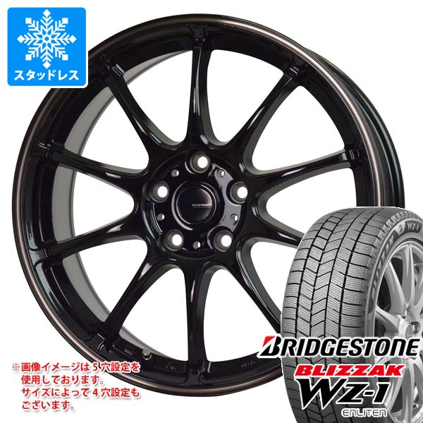スタッドレスタイヤ ブリヂストン ブリザック WZ-1 235/65R18 106Q ジースピード P-07 7.5-18