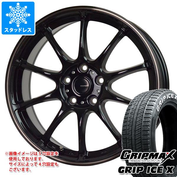 スタッドレスタイヤ グリップマックス グリップアイスエックス 205/65R16 95T ホワイトレター ジースピード P-07 6.5-16