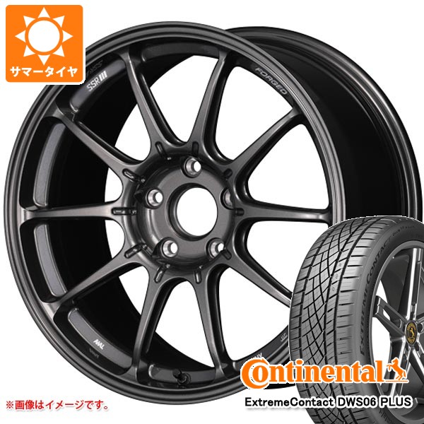 ホンダ シビック タイプR FK8用 サマータイヤ コンチネンタル エクストリームコンタクト DWS06 プラス 245/40ZR18 97Y XL SSR GTX01 フォージド 9.5-18