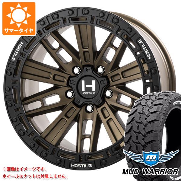 ジープ ラングラー JK/JL系用 サマータイヤ モンスタ マッドウォーリアー LT265/70R17 121/118Q ホワイトレター HOSTILE H129 モハベ :h129bw 34779 j27102p:タイヤマックス