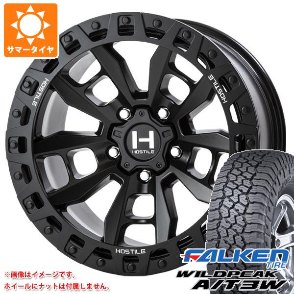 ジープ ラングラー JK/JL系用 サマータイヤ ファルケン ワイルドピーク A/T3W LT265/70R17 121/118R HOSTILE H130 クランドン