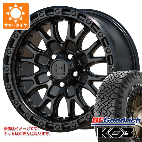 5本セット ジープ ラングラー JK/JL系用 サマータイヤ BFグッドリッチ オールテレーンT/A KO3 LT265/70R17 ホワイトレター ホスタイル H135 リッジクレスト