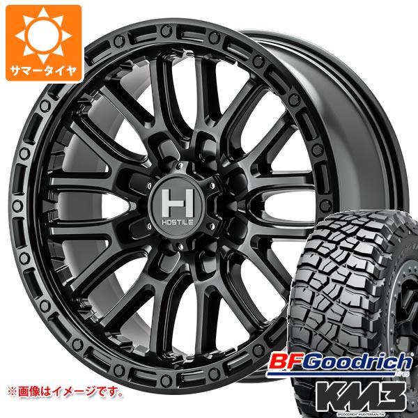 サマータイヤ 265/65R17 120/117Q BFグッドリッチ マッドテレーンT/A KM3 ホスタイル H135 リッジクレスト 8.0-17