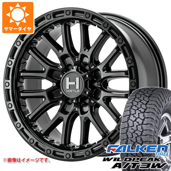 WILDPEAK - トライトン LC2T用 夏場タイア ファルケン ワイルドピーク A/T3W 265/65R17 116S XL ホ表現スタイル H135 リッジクレスト 8.0-17