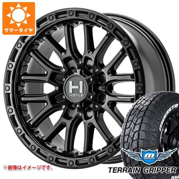 ランドクルーザー プラド 150系用 サマータイヤ モンスタ テレーングリッパー 265/70R17 115T ホワイトレター ホスタイル H135 リッジクレスト 8.0-17