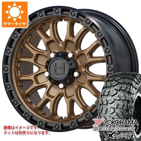 5本セット ジープ ラングラー JK/JL系用 サマータイヤ ヨコハマ ジオランダー X-MT G005 35x12.50R17 LT 121Q ホスタイル H135 リッジクレスト
