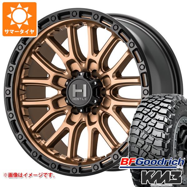 サマータイヤ 265/65R17 120/117Q BFグッドリッチ マッドテレーンT/A KM3 ホスタイル H135 リッジクレスト 8.0-17