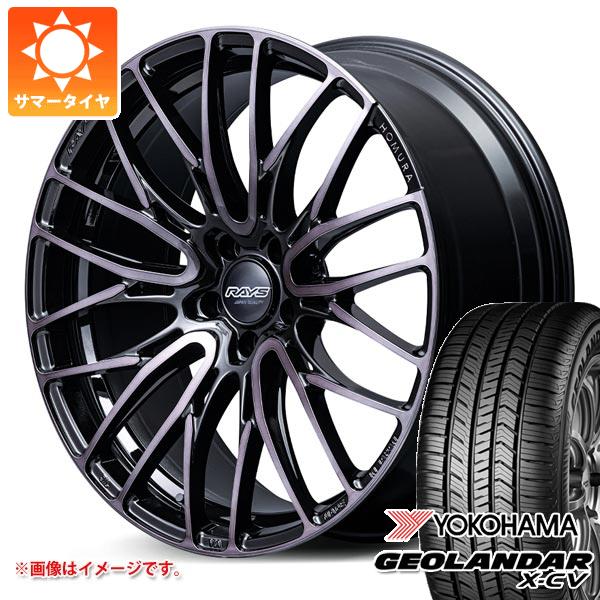 サマータイヤ 265/45R21 104W ヨコハマ ジオランダー X-CV G057 レイズ ホムラ 2x10BD ブラッククリアエディション 9.0-21