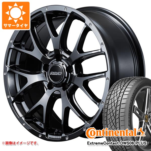 RAYS - 炎節タイア 225/45R18 91Y コンチネンタル エクストリームコンタクト DWS06 足し加える レイズ ホムラ 2x7FA 7.5-18