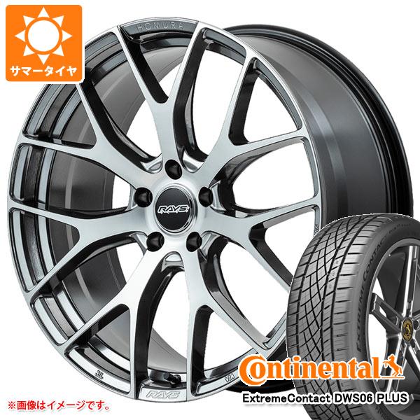 サマータイヤ 245/40R19 98Y XL コンチネンタル エクストリームコンタクト DWS06 プラス レイズ ホムラ 2x7FT 8.5 19 :hom27ft 36686:タイヤマックス