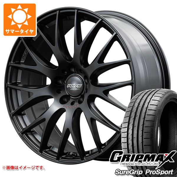 40系アルファード用 サマータイヤ グリップマックス シュアグリップ プロスポーツ 245/40ZR21 100Y XL  レイズ ホムラ 2x9 プラス スポーツエディション 9.0-21