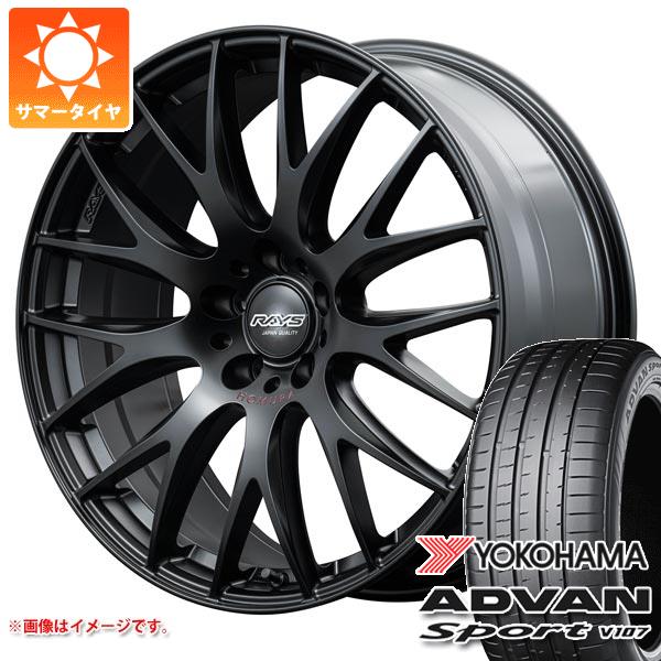 アルファード 40系用 サマータイヤ ヨコハマ アドバンスポーツV107 255/40ZR21 (102Y) XL レイズ ホムラ 2x9 プラス スポーツエディション 9.0 21 :29pspav 39584 t801098yt:タイヤマックス