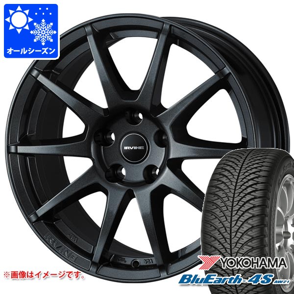 アウディ A4 8W系用 オールシーズンタイヤ ヨコハマ ブルーアース4S AW21 225/50R17 98V XL アーヴィン S02