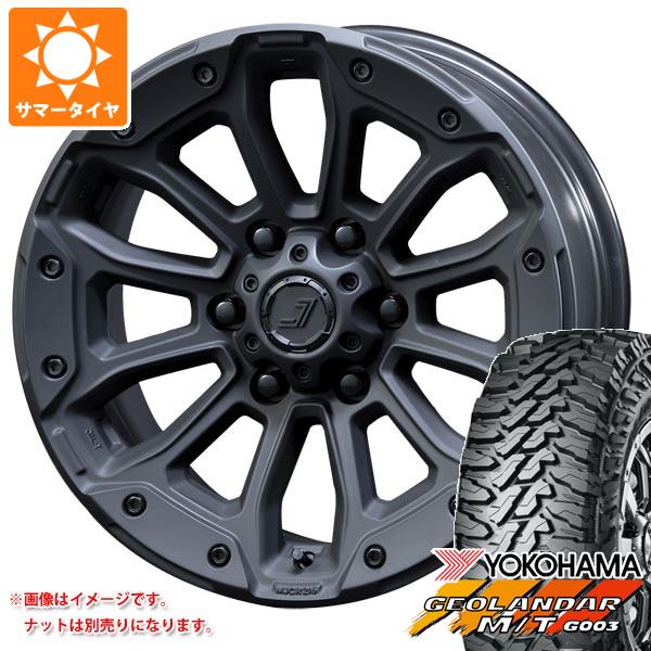 FJクルーザー 10系用 2026年製 サマータイヤ ヨコハマ ジオランダー M/T G003 LT265/70R17 121/118Q  ジェップセン MJCR 216 8.0-17