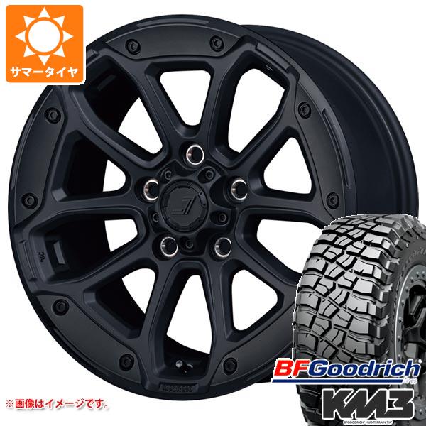 5本セット ジープ ラングラー JK/JL系用 サマータイヤ BFグッドリッチ マッドテレーン T/A KM3 LT285/75R17 121/118Q ジェップセン MJCR 216 :je216sbw 34029 j27140p 5:タイヤマックス