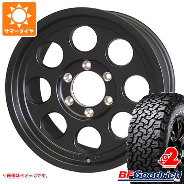 ランドクルーザー70 GRJ76K用 サマータイヤ BFグッドリッチ オールテレーンT/A KO2 LT265/70R16 121/118S ホワイトレター ジムライン タイプ2 8.0 16 :jimty2b7 21575 t801006yt:タイヤマックス