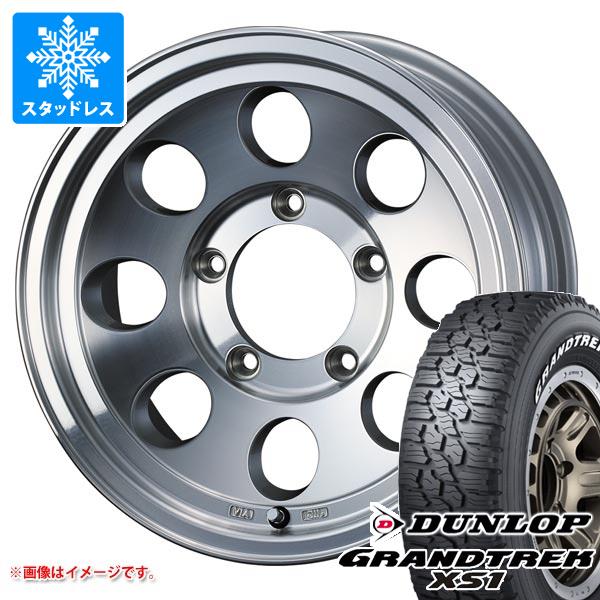 5本セット スズキ ジムニーノマド JC74W用 スタッドレス ダンロップ グラントレック XS1 185/85R16 105/103L LT ホワイトレター ジムライン タイプ2