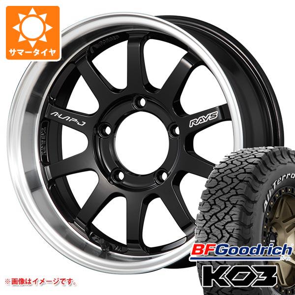 5本セット ジムニーシエラ JB74W用 サマータイヤ BFグッドリッチ オールテレーンT/A KO3 LT225/70R16 102/99S ホワイトレター レイズ エーラップ J 6.0-16