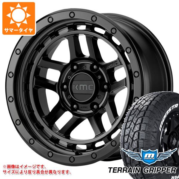 サマータイヤ 285/70R17 121/118R モンスタ テレーングリッパー ホワイトレター KMC KM540 リコン 8.5 17 :km540sb6 34805:タイヤマックス