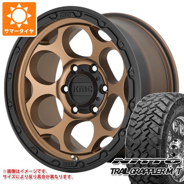 サマータイヤ 265/70R17 121/118Q ニットー トレイルグラップラー M/T KMC KM541 ダーティーハリー 8.5-17