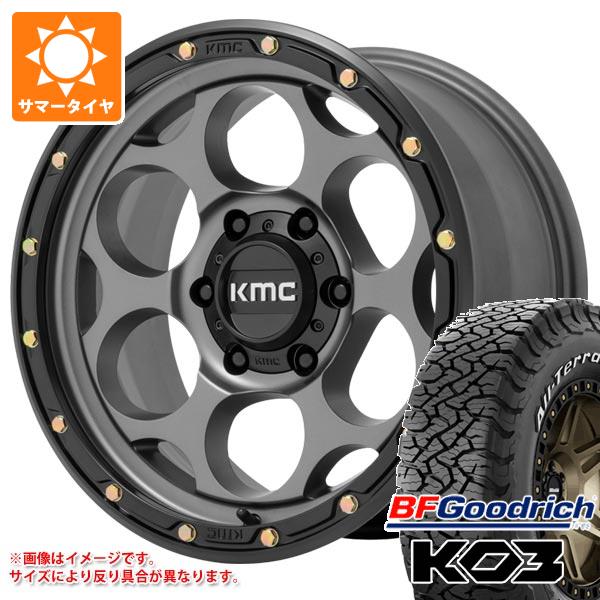 2026年製 サマータイヤ 285/70R17 121/118S BFグッドリッチ オールテレーンT/A KO3 ホワイトレター KMC KM541 ダーティーハリー 8.5-17