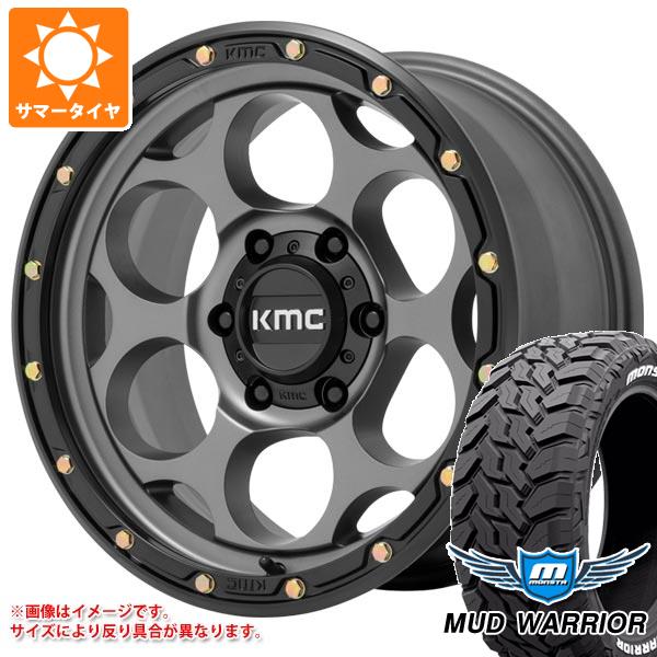 MONSTA TYRES - 5本仕かける FJクルーザー 10系用 炎節タイア モンスタ マッドウォーリアー LT265/70R17 121/118Q 白いこと水茎の跡 KMC KM541 ダーティーハリー 8.5-17