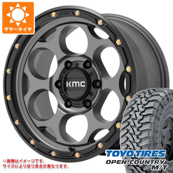 ハイラックス 120系用 サマータイヤ トーヨー オープンカントリー M/T LT265/65R17 120/117P ブラックレター KMC KM541 ダーティーハリー 8.5 17 :km541sb6 32611 t80994yt:タイヤマックス